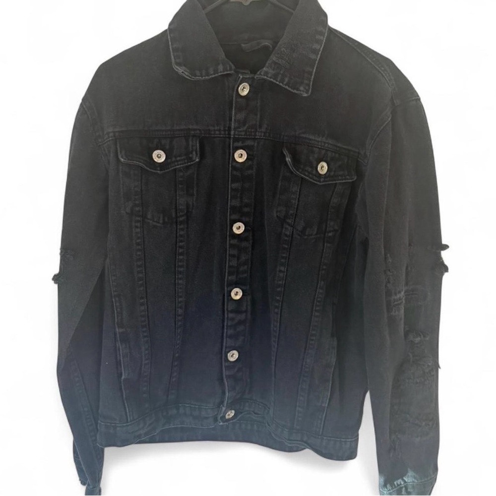 SHEIN Black Denim Jacket